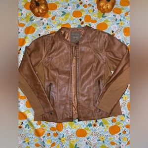 Maurice’s Tan Faux Leather Jacket
